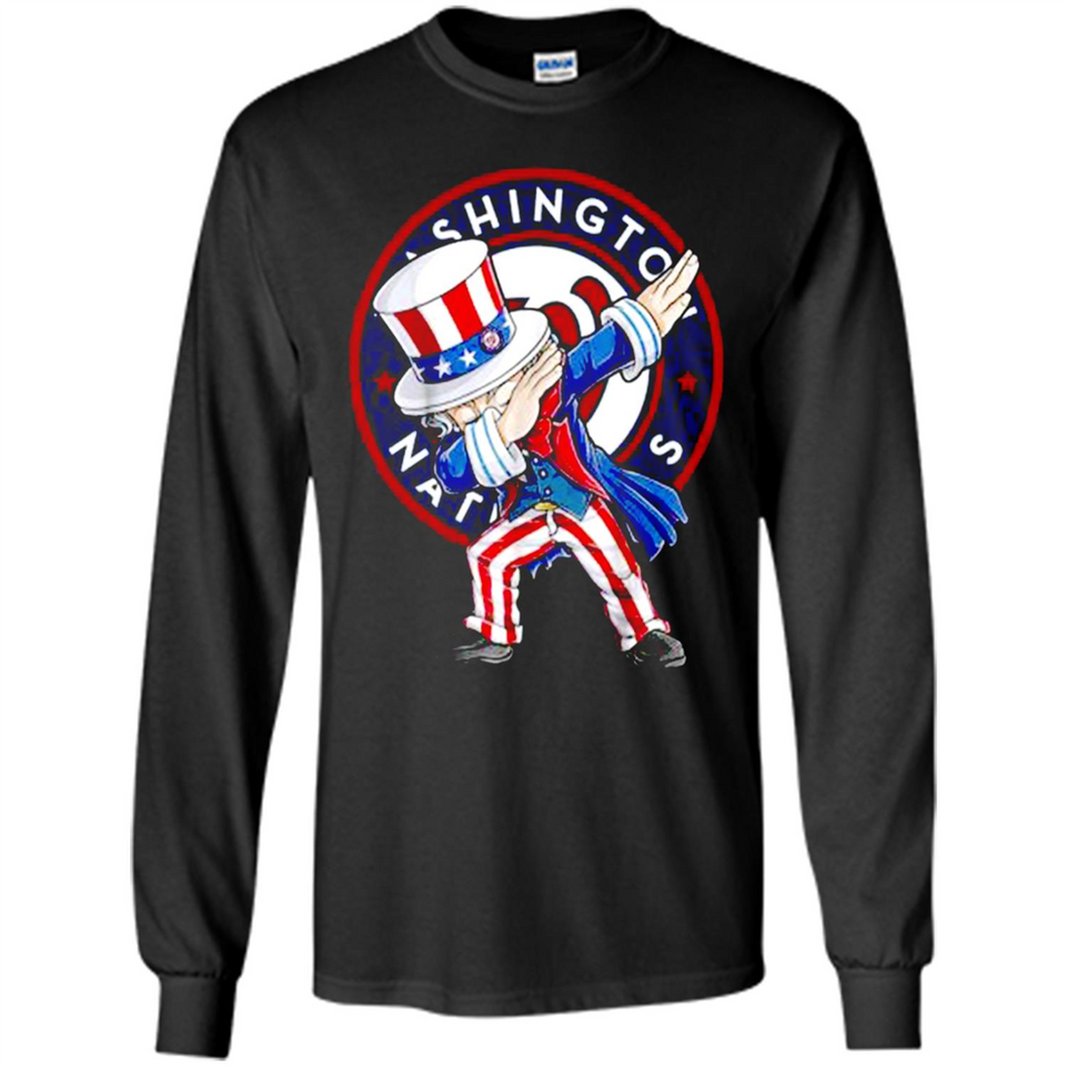 MLB WASHINGTON NATIONALS UNCLE SAM DABBING INDEPENDENCE DAY