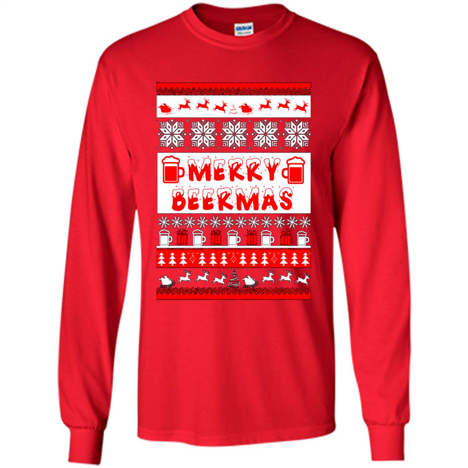 Merry Beermas Christmas sweater PINGPONG
