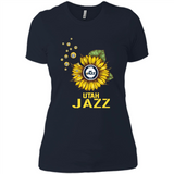 Utah Jazz Basketball Sunflower