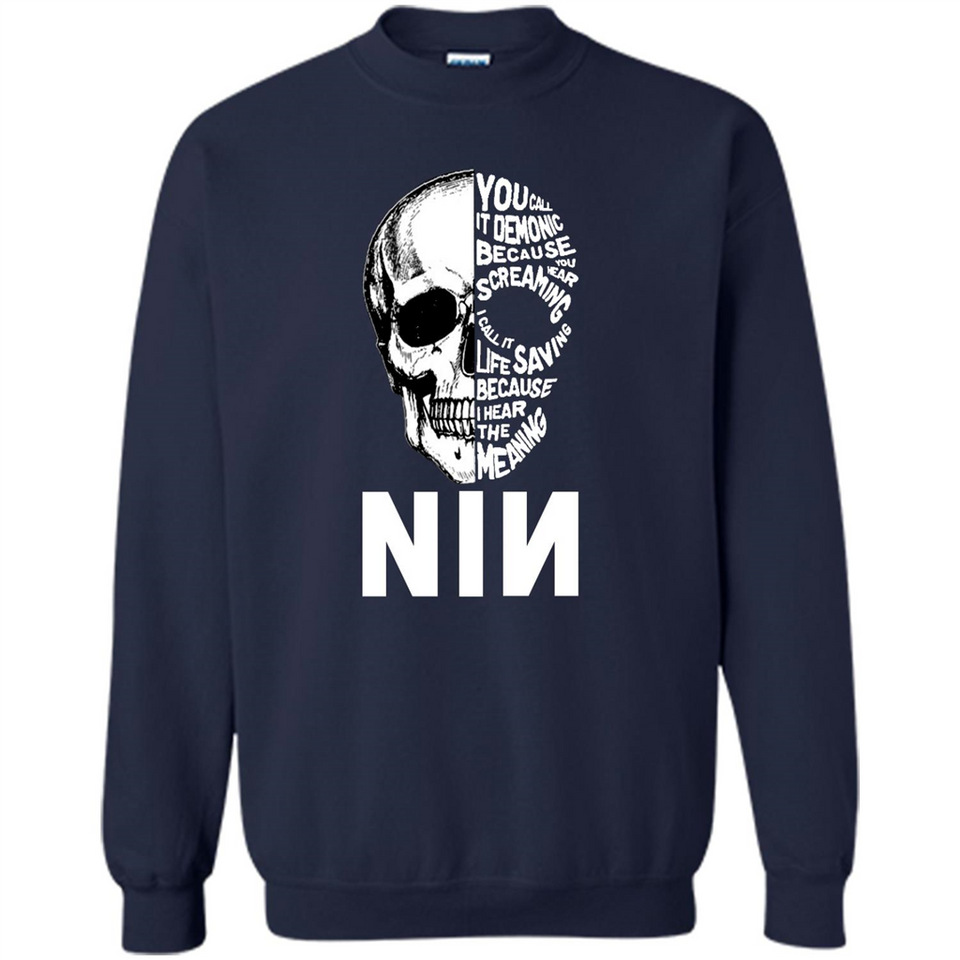 you call it demonic because you hear the screaming NIN