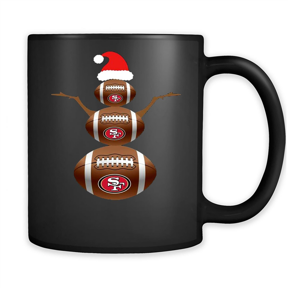 San Francisco 49ers NFL Dabbing Snowman Xmas