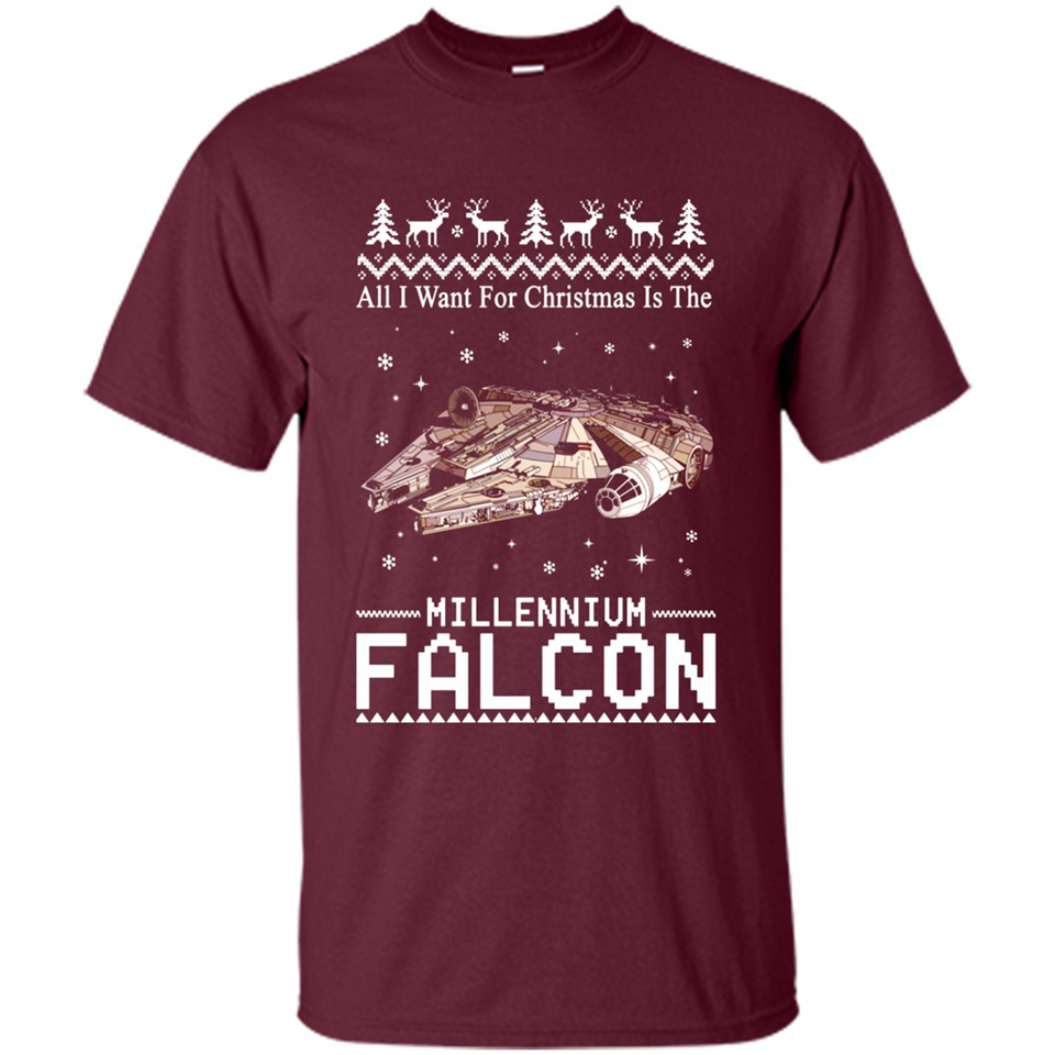 All I Want For Christmas Is The Millennium Falcon ugly PINGPONG