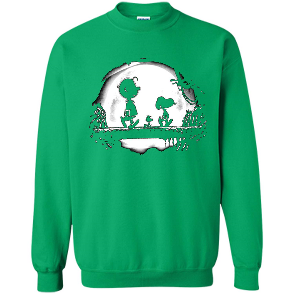 Snoopy The Peanuts Walking To The Moon