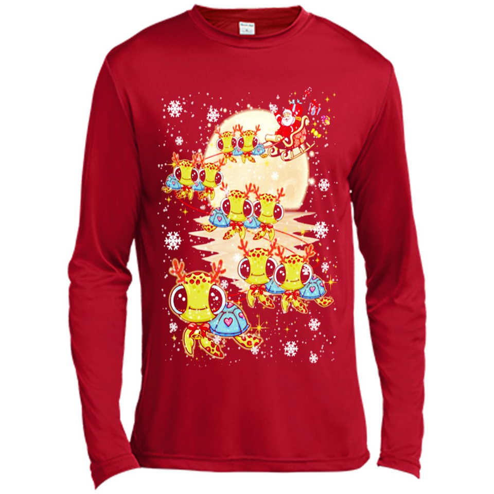 Turtles Merry Christmas - Turtles - Canvas Long Sleeve T-Shirt