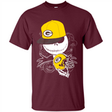 Jack Skellington The Nightmare Before Christmas-Packers Football - Shirt