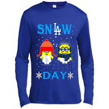 Snow Day Shirt For Los Angeles Dodgers Vs Minion Fans pingpong