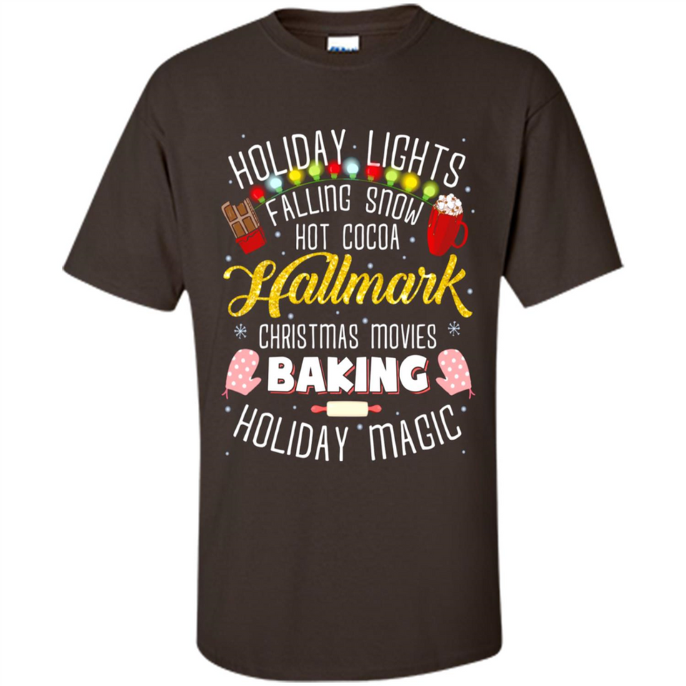 Holiday Lights Falling Snow Hot Cocoa Hallmark Christmas movie