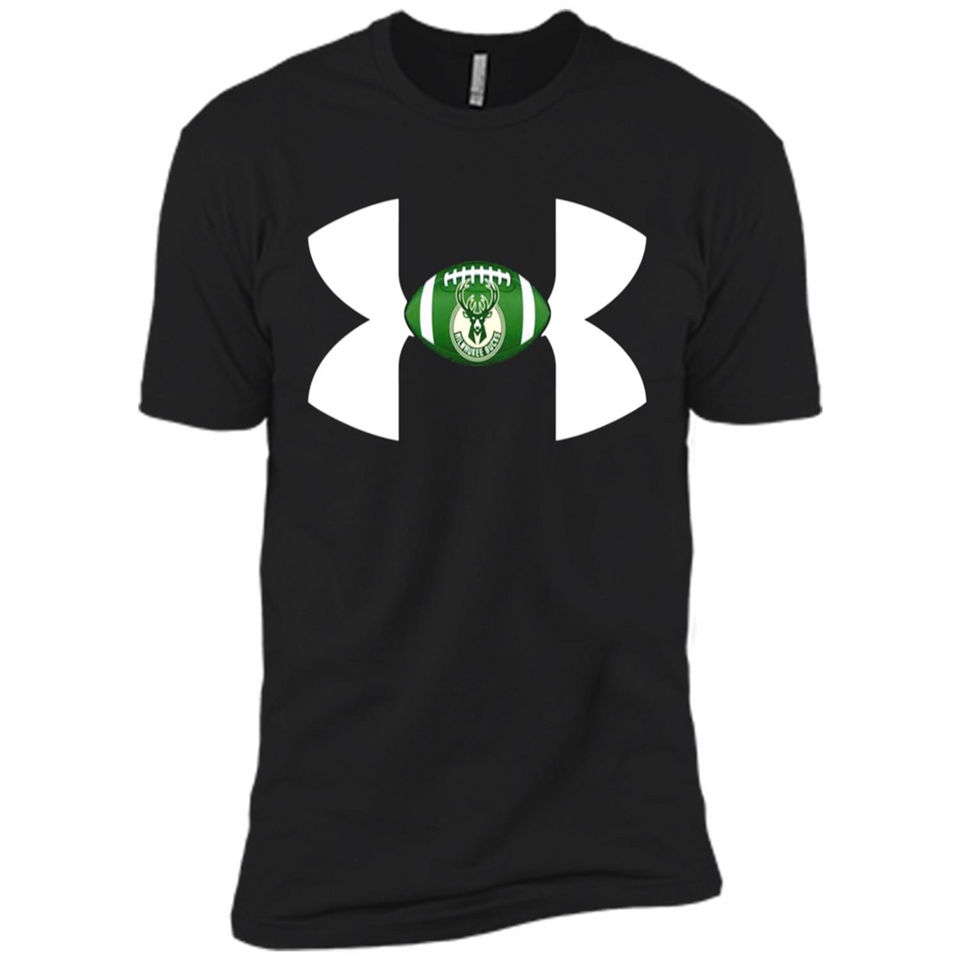 Milwaukee Bucks Under Armour Logo - Premium Short Sleeve T-Shirt