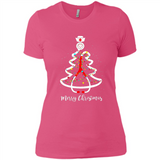 Christmas tree Nurse merry Christmas - Ladies' Boyfriend T-Shirt