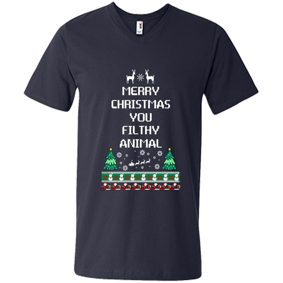 Merry Christmas You Filthy Animal Sweatshirt PINGPONG