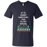 Merry Christmas You Filthy Animal Sweatshirt PINGPONG