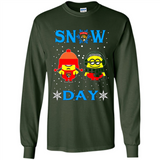 Snow Day Shirt For Florida Panthers Vs Minion Fans pingpong