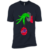 GRINCH HAND HOLDING BUFFALO BILLS GLITTER CHRISTMAS PINGPONG