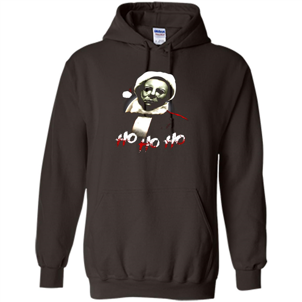 Santa Michael Myers Ho Ho Ho Merry Christmas Sweatshirt - Hoodie