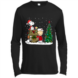 Arizona Cardinals Snoopy The Peanuts Movie Christmas Football Super Bowl pingpong - Canvas Long Sleeve T-Shirt