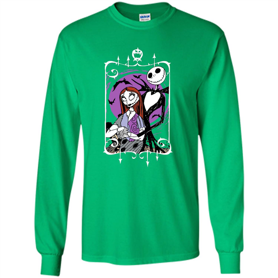 Disney Nightmare Before Christmas Jack And Sally T-Shirt - Long Sleeve T-Shirt