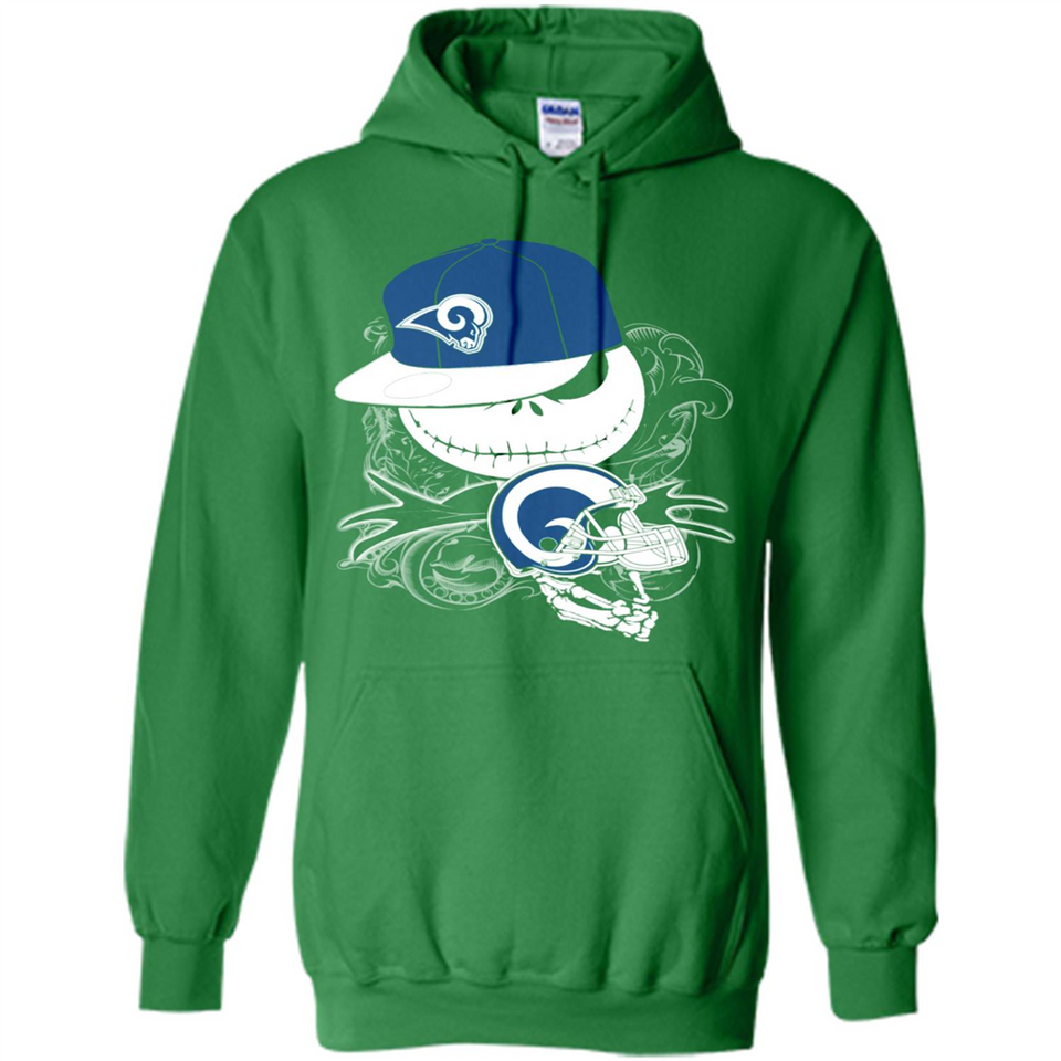 Jack Skellington The Nightmare Before Christmas-Rams Football - Hoodie