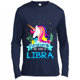 Unicorns are born in Libra Birthday Rainbow Gift Ladies Custom