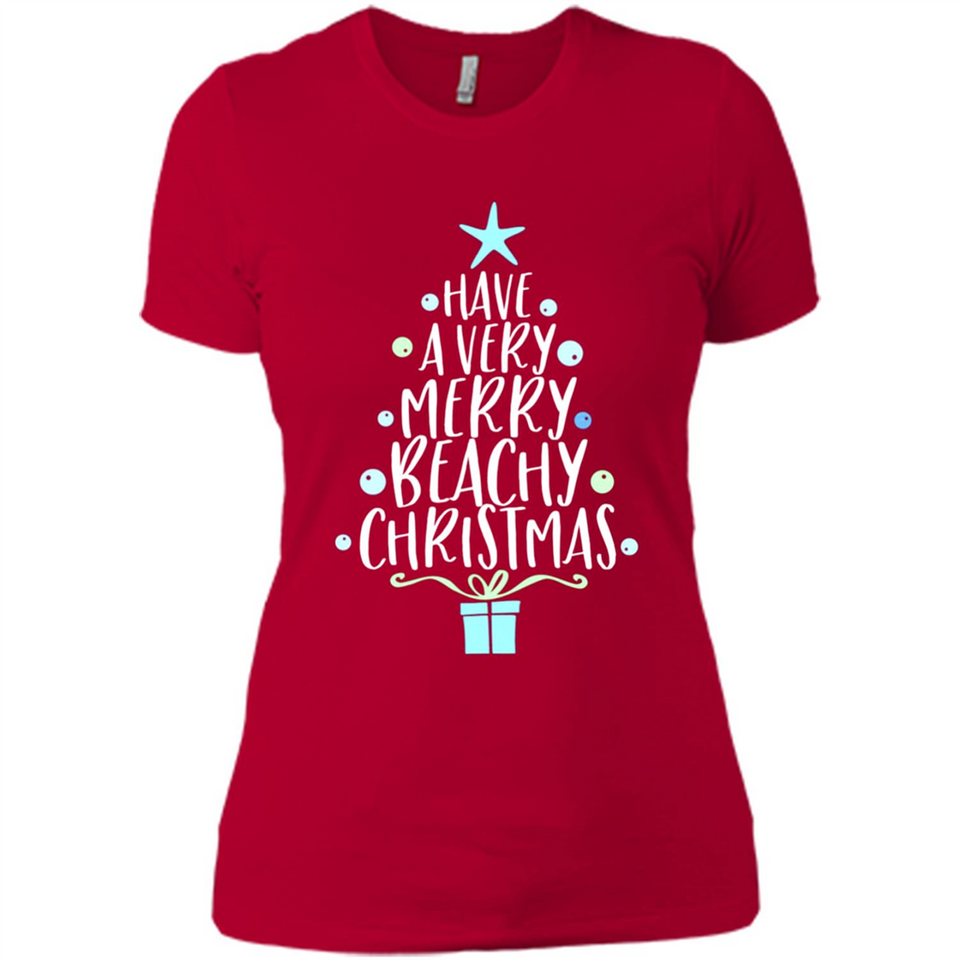 Have A Very Merry Beachy Xmas Vacation - Ladies' Boyfriend T-Shirt