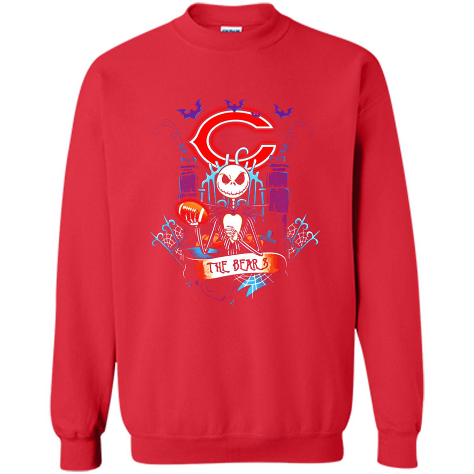 Chicago Bears Halloween The Nightmare Before Christmas - Sweatshirt