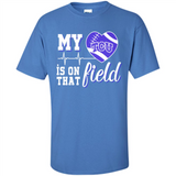 TCU Horned Frogs Football My Heart is on that Field - Shirt