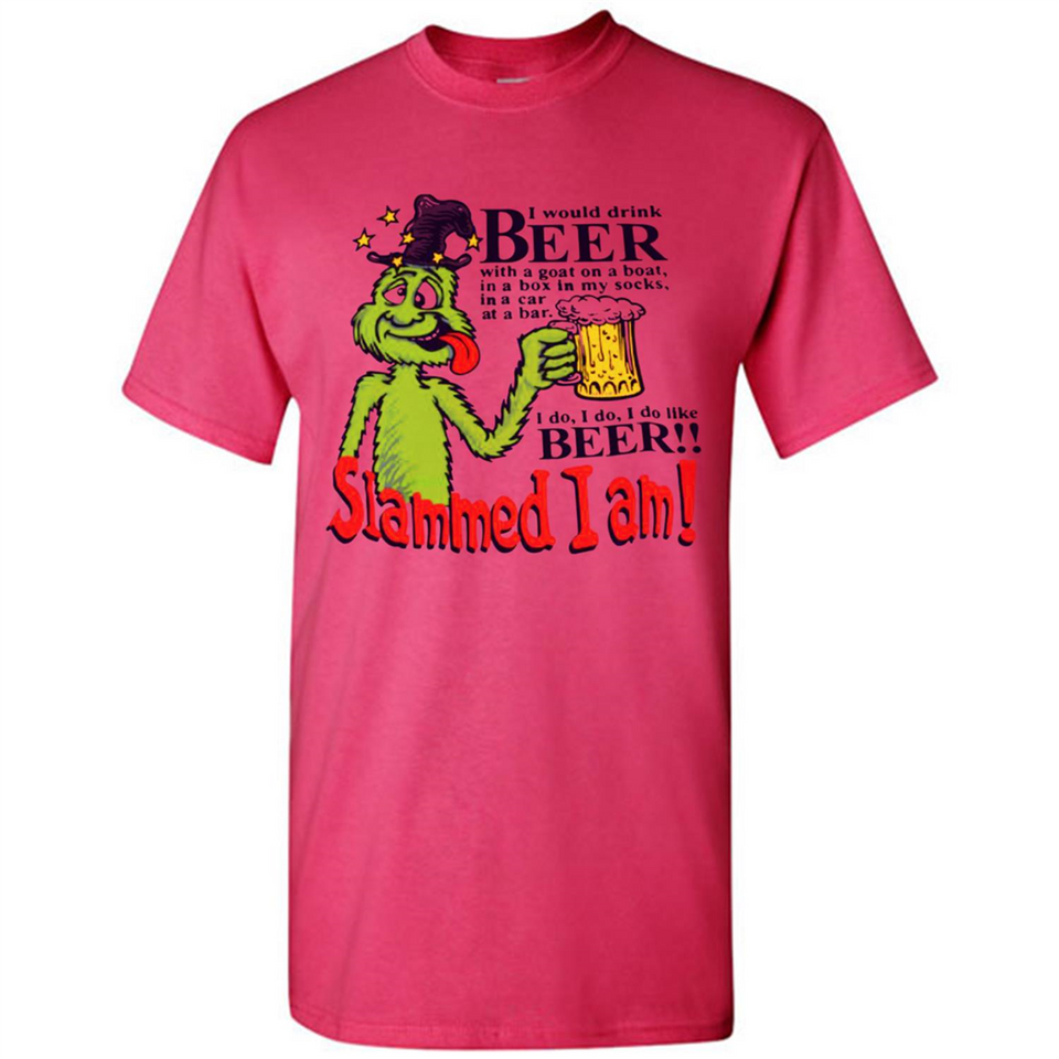 Slammed I Am I Would Drink Beer With A Goat On A Boat Shirt - Shirt