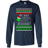 Mr Grinch my day I’m booked Christmas sweater PINGPONG