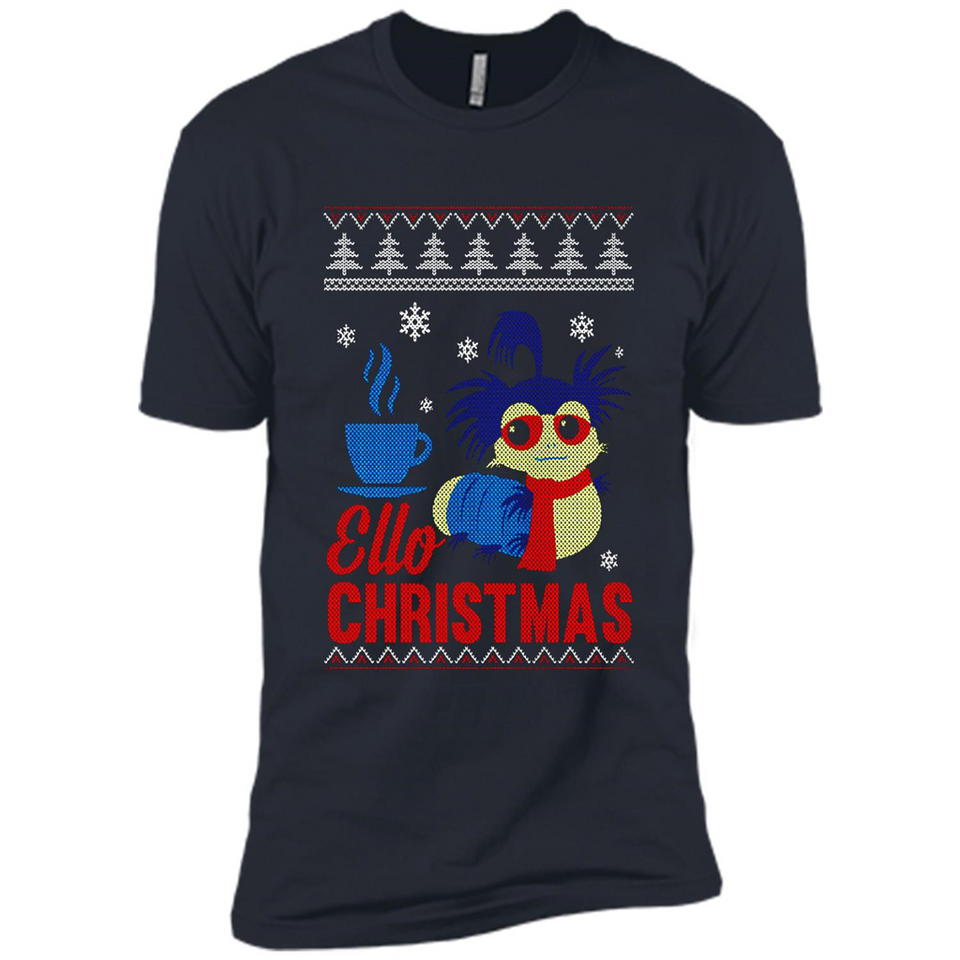 Christmas Ugly Sweater Ello Christmas - Premium Short Sleeve T-Shirt