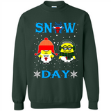 Snow Day Shirt For Chicago Bulls Vs Minion Fans pingpong