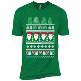 Ugly Merry Christmas Tree Santa Snowflakes