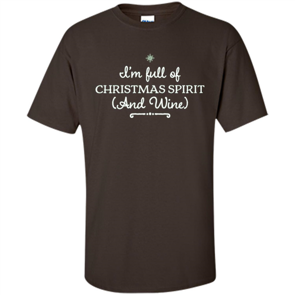 Christmas Tshirt for Women - Christmas Wine