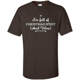 Christmas Tshirt for Women - Christmas Wine