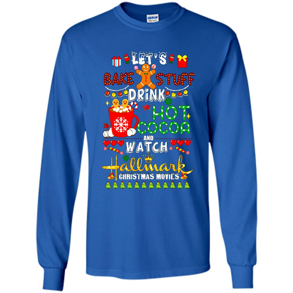 Let's Bake Stuff Drink Hot Cocoa Hallmark-Christmas Movies Sweatshirt PINGPONG