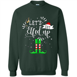 Let's Get Elfed Up Funny Drinking Wine Christmas Elf PINGPONG