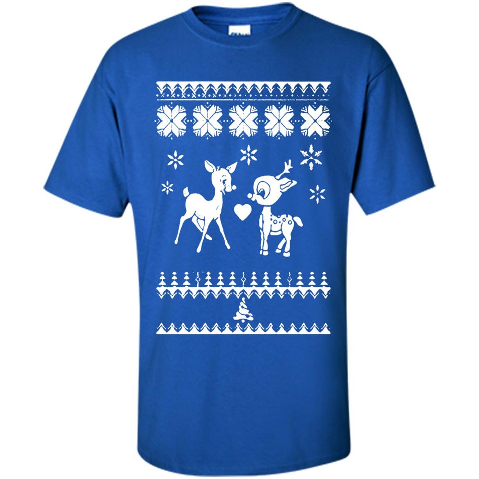 Rudolph and Clarice Ugly Christmas Sweater - Shirt
