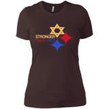 Pittsburgh Stronger Than Hate - Ladies' Boyfriend T-Shirt