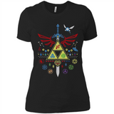 Song of Christmas Time the Legend of Zelda Ugly Sweater Perfect Christmas - Ladies' Boyfriend T-Shirt