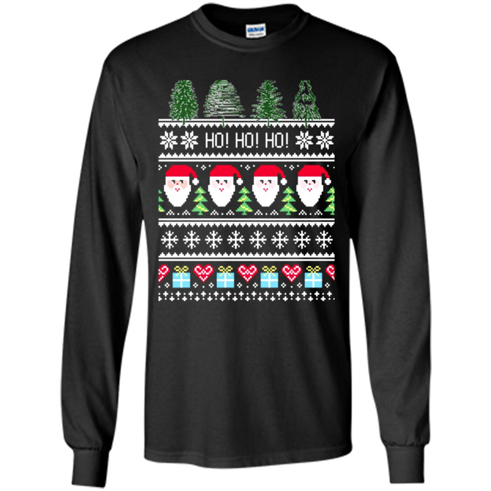 Ugly Merry Christmas Tree Santa Snowflakes