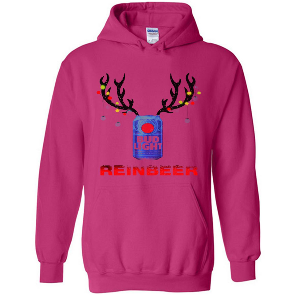 Bud light reinbeer Christmas - Hoodie