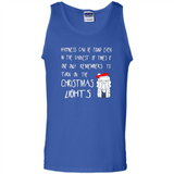 Christmas Ugly Sweater Christmas Lights - Tank Top