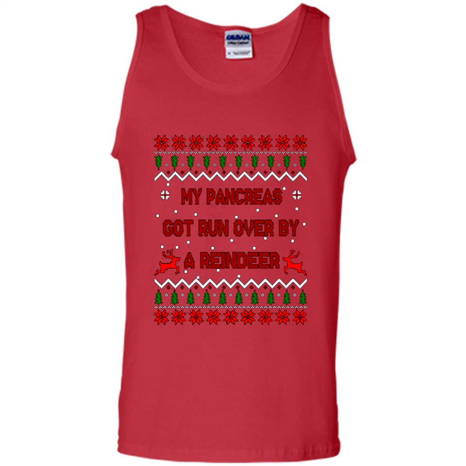 My Pancreas Got Run Over By A Reindeer Diabetes Christmas sweater PINGPONG