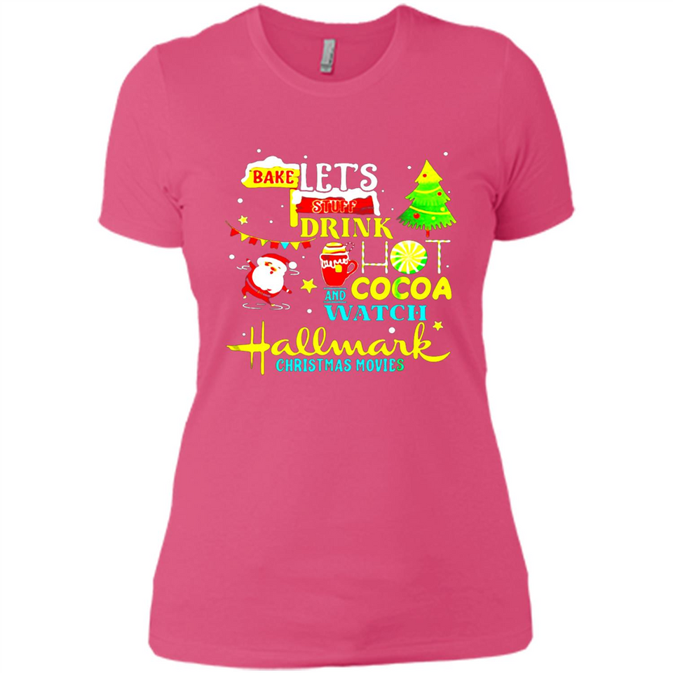 Santa claus i just want to bake stuff and waych christmas movi PINGPONG - Ladies' Boyfriend T-Shirt