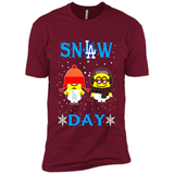 Snow Day Shirt For Los Angeles Dodgers Vs Minion Fans pingpong