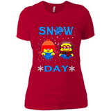 Snow Day Shirt For Detroit Lions Vs Minion Fans pingpong