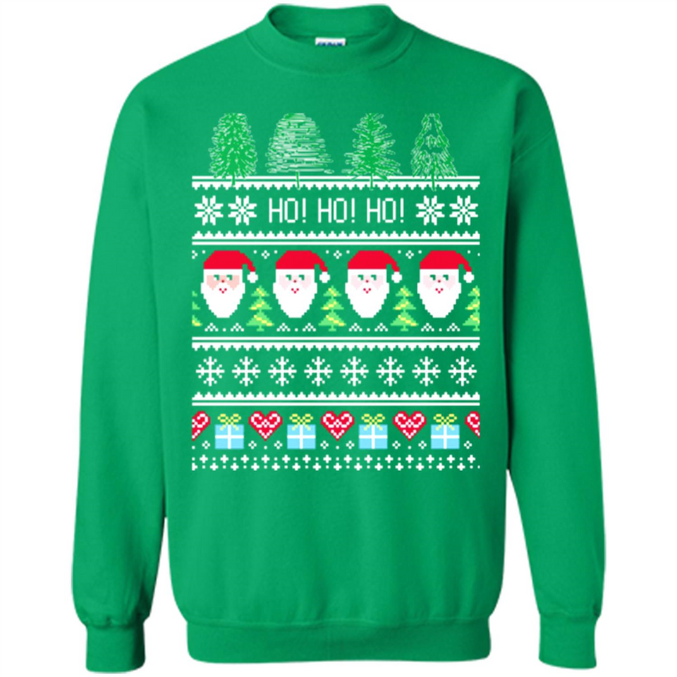 Ugly Merry Christmas Tree Santa Snowflakes