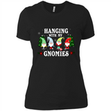 Christmas Garden Gnome Hanging With My Gnomies Shirt Sweater - Ladies' Boyfriend T-Shirt