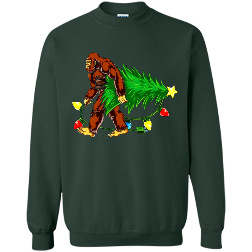 Hugging Christmas Tree Bigfoot PING PONG