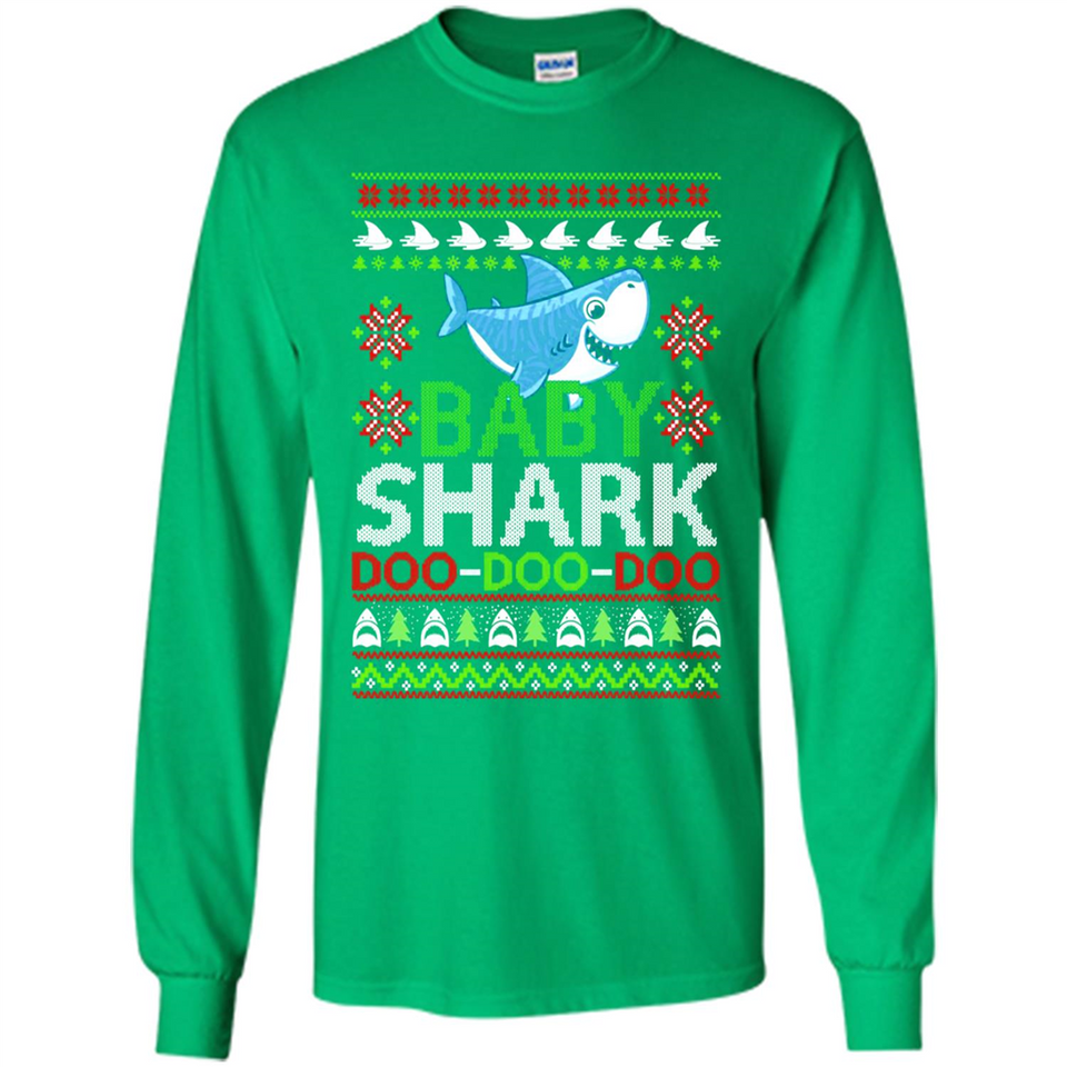 Baby shark Doo Doo Doo Christmas - Long Sleeve T-Shirt