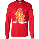 Tiger Christmas Tree Funny Merry Christmas - Long Sleeve T-Shirt