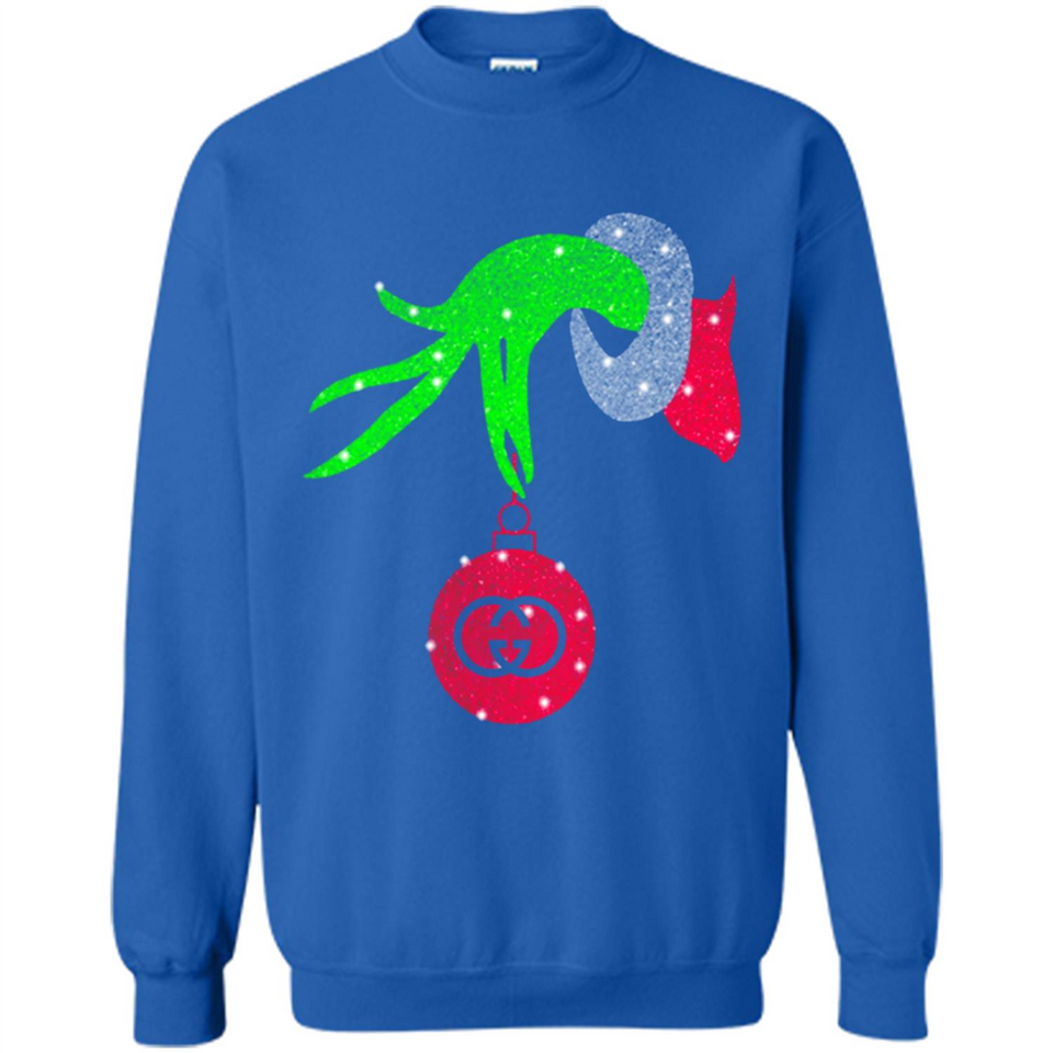 Grinch hand holding logo Gucci PING PONG